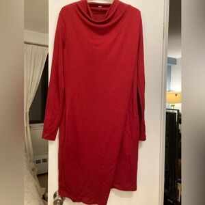 COS Vibrant Red Knitwear Dress